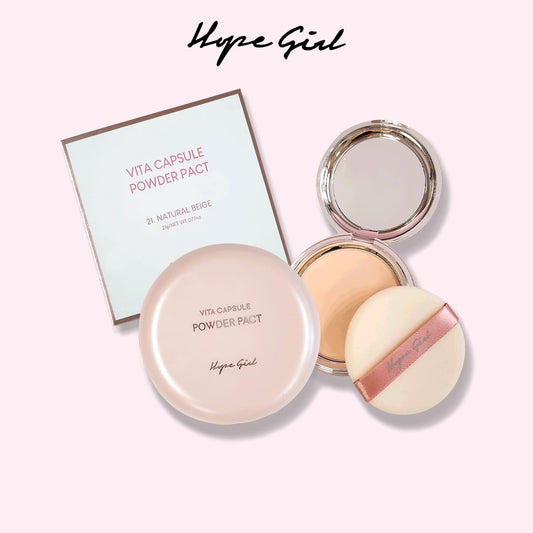 HOPE GIRL - Vita Capsule Powder Pact 21 Natural Beige